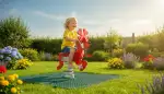 Federwippen im Garten: Spiel und Entwicklung