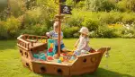 Kapitäns-Traum: Sandkasten Schiff Zubehör