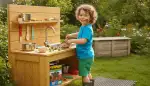 Robuste Matschküche für den Garten