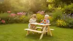 Spielplatz im Garten: Robuste Kindertische