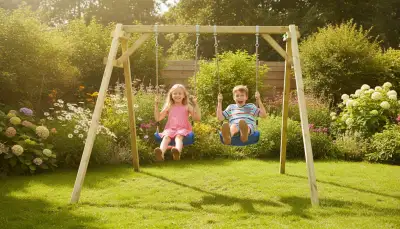 Das ideale Schaukelgestell Holz für den Garten