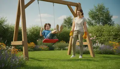 Das perfekte Einzelschaukel-Gestell für den Garten