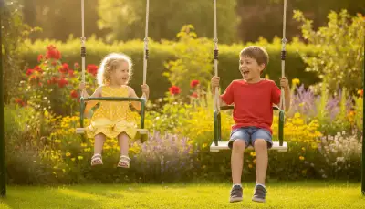 Doppelschaukel: Spaß für Zwei im Garten