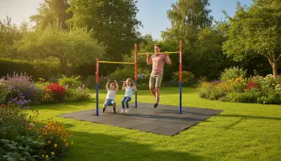 Garten-Reckstange: Spiel & Fitness im Grünen