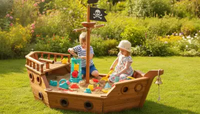 Kapitäns-Traum: Sandkasten Schiff Zubehör