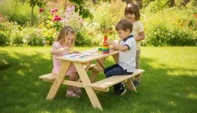 Kinder-Picknicktisch: Bauen oder Kaufen?
