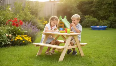 Lange Freude: Kinder-Picknicktisch richtig pflegen