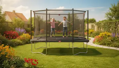 Rechteckiges Trampolin: Mehr Platz, mehr Spaß