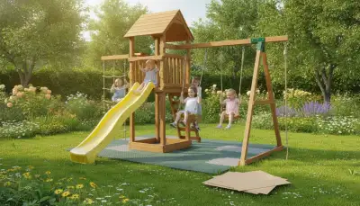 Robuste Holz-Klettertürme für langanhaltenden Spaß