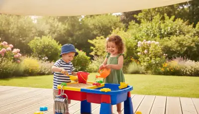 Sand-Wasser-Kombitisch: Spielspaß für Kinder
