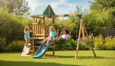 Schaukel-Spieltürme: Gartenparadies für Kinder