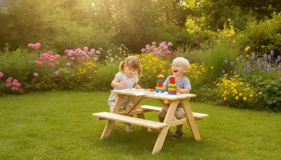 Spielplatz im Garten: Robuste Kindertische