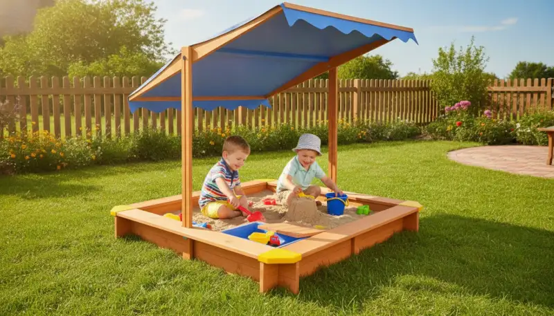 Clevere Dach-Sandkästen für ungetrübten Spielspaß