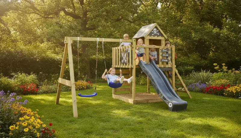 Ein Spielturm Garten: Abenteuer vor der Haustür