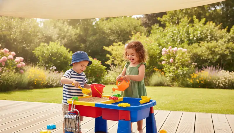 Sand-Wasser-Kombitisch: Spielspaß für Kinder