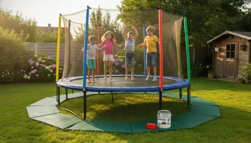 Sicherer Hüpfspaß: Kindertrampolin Sicherheit
